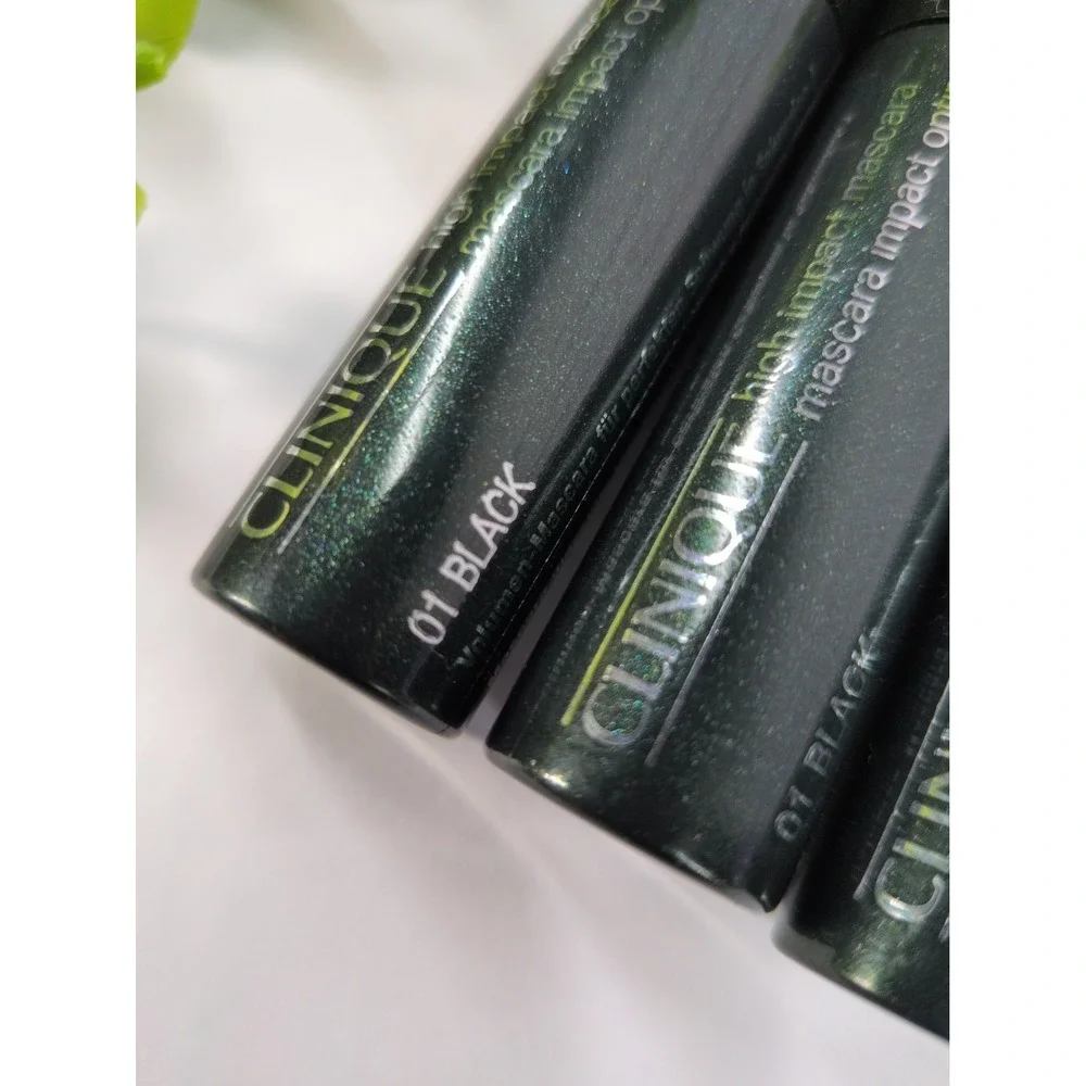 STOCK UP NEW LOT 7🌿Clinique High Impact Mascara 01 Black /3.5ml each Gym Purse
